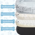 thumbnail image 6 of TUAREX Human Dog Bed for Adults, 76"x46"x10" Large Human Size Dog Bed, Removable Cover, Washable, Waterproof, Orthopedic Design, Light Grey, 6 of 7