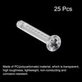 thumbnail image 3 of Unique Bargains M3x25mm Plastic Phillips Machine Screws, PC Flat Head Machine Bolts 25 Pack, 3 of 4