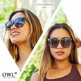 thumbnail image 2 of Women's Oversized Square Sunglasses - Champagne Frame / Brown Lens, 2 of 7