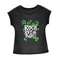 thumbnail image 4 of Camiseta para mujer Verano Tops para ir de compras Viaje de oficina Regalo del día de San Valentín XL, 4 of 7
