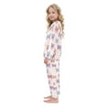 thumbnail image 4 of Fluffy Pajamas Set Fuzzy Winter Warm Pj Sets Pullover Tops and Long Pants Bows and Spider Webs X-Small, 4 of 8
