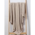 thumbnail image 4 of CREVENT 50''X60'' Manta de Microfibra Reversible de Felpa Ultra Suave para Sofá Cama (Topo Sólido), 4 of 6