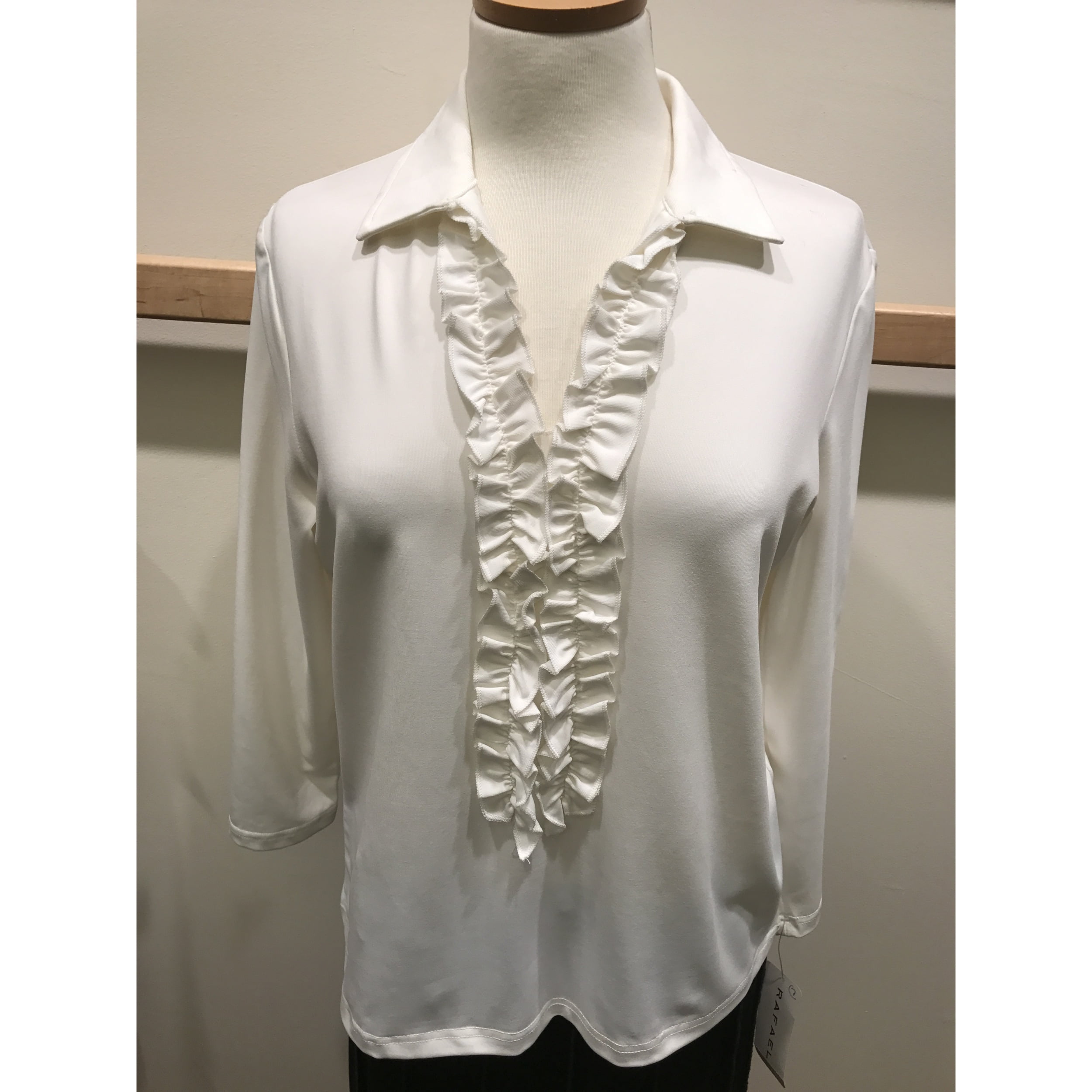 TWS-252TP3531 IVORY&GOLD KNITTED TOP