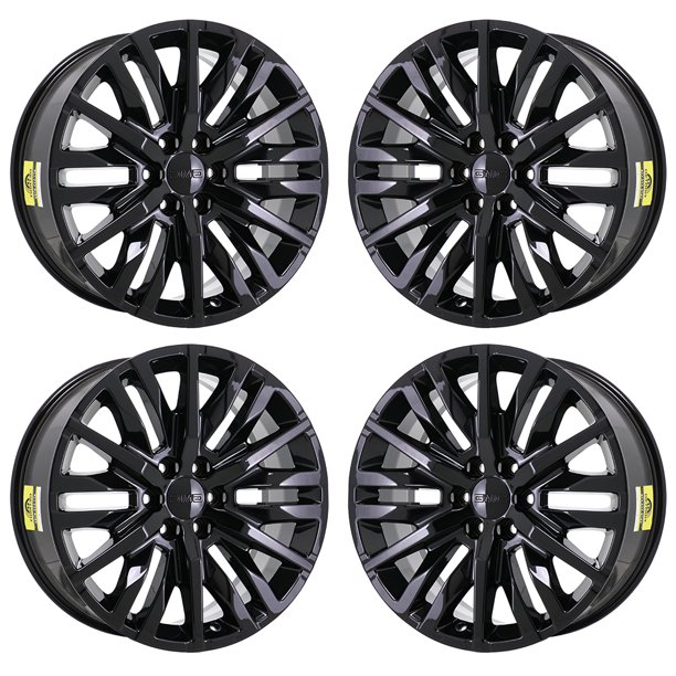Gmc Sierra 1500 2007 2020 Gloss Black Factory Oem Wheels Rims Not Replicas Walmart Com