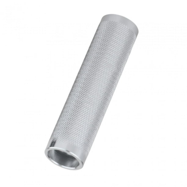 Mango de aleación de aluminio, cubierta de agarre manual, accesorios deportivos, resistente, fácil de instalar Plata2.2cmx13.5cm