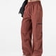 thumbnail image 4 of Amzcrzy Pantalones cargo para mujer: color liso, pierna ancha, múltiples bolsillos, transpirables, holgados y cómodos, resistentes al agua, con cremallera, tallas M-2XL. Rojo, 4 of 4