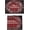 Christmas 2, variant on Christmas Placemats Set of 6 Christmas Monogram Wreath Tartan Plaid Placemat Table Place Mats for Dining Kitchen Table Easy to Clean Washable 12" x 18"