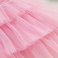thumbnail image 4 of Filles A-Ligne Robe Sans Manches Solide Robe de Fête de Fleur Robe de Tulle d'Été pour Tous les Jours, 4 of 7