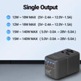 thumbnail image 4 of Adaptador de viaje MINIX TP140 140W GaN III 4 USB-C 1 USB-A, 4 of 6