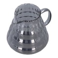 thumbnail image 4 of Grey Striped Glass Coffee Carafe, Manual Drip Pot Filter, Elegant Coffee Server with Beautiful Design for Home and Office Use, Heat Resistant and Sturdy, 4 of 7