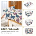 thumbnail image 4 of Foldable Fabric Storage Bin With Handle Collapsible Basket Box Storage With Lid Organizer Buttflies Vetor, 4 of 7