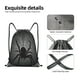 thumbnail image 4 of Fotbe Black Spiders Bolsa Mochila con Cordón Estampada, Bolsa de Gimnasio Deportiva, Bolsa Cinch, Bolsa con Cordón para Hombres y Mujeres-Medium, 4 of 6