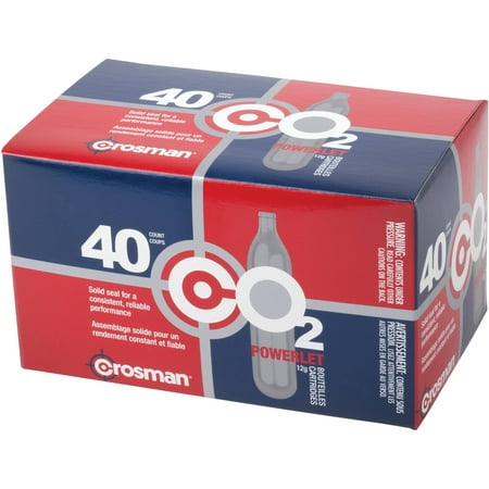 Crosman 12-gram Co2 Powerlets, 40ct