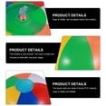 thumbnail image 4 of 12 Pcs Inflatable Beach Balls Pool Balls Water Toy Summer Pool Toys For Kids, 4 of 8