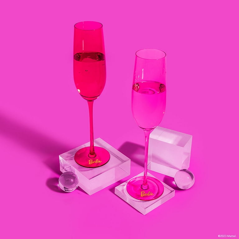 Dragon Glassware x Barbie Martini Glasses, Stemless