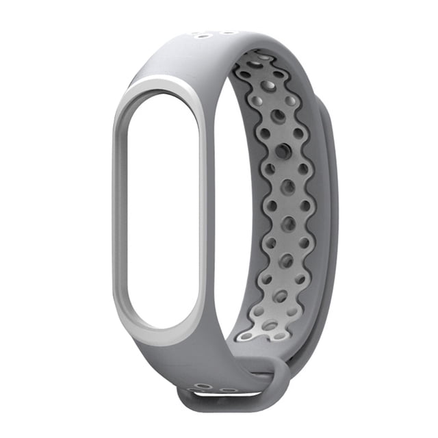 Reemplazo para Xiaomi Mi Band 3/4 Pulsera de silicona Colores dobles / Correa de muñeca de reloj deportivo sólido Advancent EL0222-08
