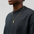 thumbnail image 3 of KeyStyle 18K Gold Plated Number Chain Necklaces for Athletes Men Women Sports Number Necklace Jewelry Father's Day Valentine Gifts, 3 of 10