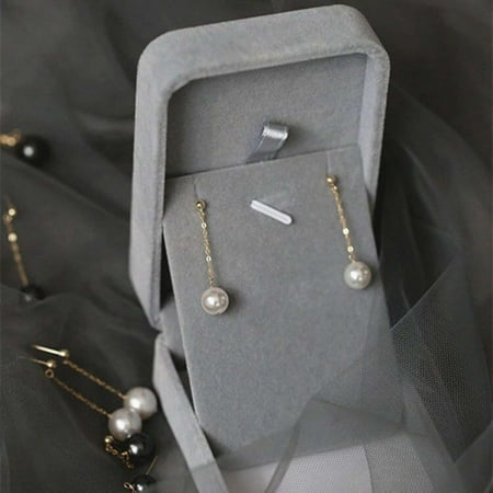 Pearl Long Drop Earrings with gold filled Chain for Daily wear or Bridal Bridesmaid