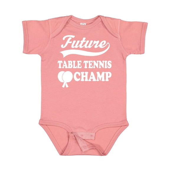 Inktastic Future Table Tennis Champ Boys or Girls Baby Bodysuit