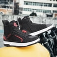 thumbnail image 4 of Breathable Motorcycle Boots For All Seasons - Unisex Motorcycle Cycling Shoes,Black red,47, 4 of 18