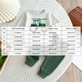 thumbnail image 3 of eczipvz Baby Boy Outfits Toddler Kid Boy Clothes Colorblock Sweatshirt Contrast Sideseam Sweatpants Outfit Set Green,12-18 Months, 3 of 6