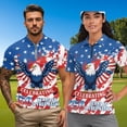 thumbnail image 2 of Aplkyhs 250th Anniversary Matching Golf Shirts for Couple His and Hers Golf Shirts Matching 4-Way Stretch Mens Hawaiian Shirt Golf Accessories for Men for Tennis Butterfly, 2 of 6