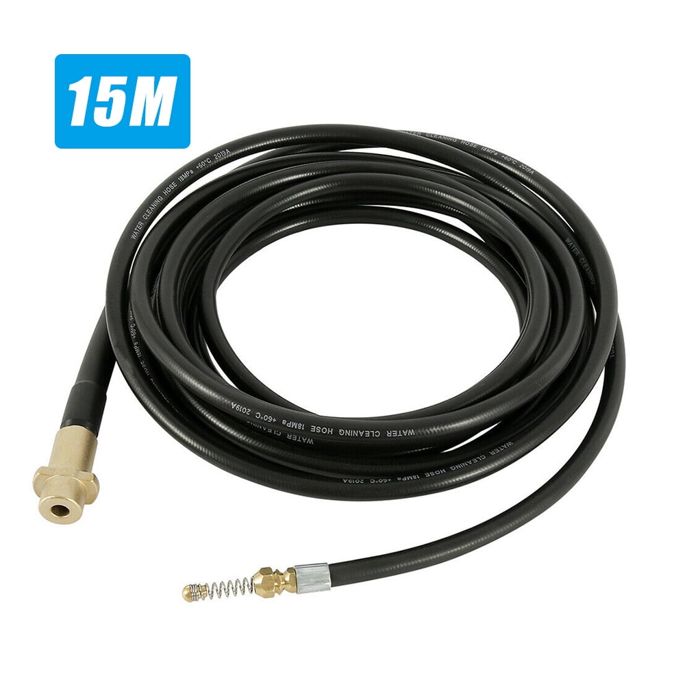 5-15M Pressure Washer Sewer Drain Cleaning Hose Pipe Tube Cleaner For Karcher K 