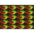 thumbnail image 1 of Ahgly Company Indoor Rectangle Patterned Maroon Red Area Rugs, 5' x 7', 1 of 6