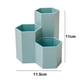 thumbnail image 2 of Portalápices de diamante hexagonal, caja de almacenamiento de papelería para escritorio de estudiante, 2 of 5