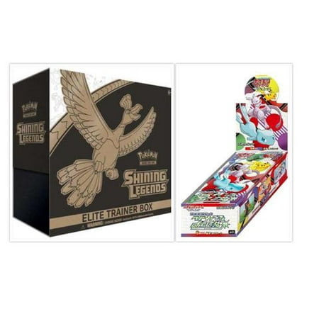 Pokemon Trading Card Game Shining Legends Elite Trainer Box Japanese Shining Legends Booster Box Bundle 1 Of Each
