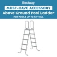 thumbnail image 3 of Bestway Flowclear 52 Inch Heavy Duty Metal A Frame Above Ground Pool Ladder, 3 of 11