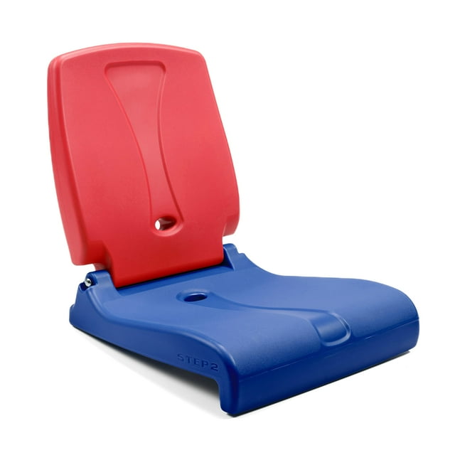 Silla Plegable Step2 Flip Portátil para Exterior Roja y Azul