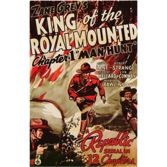 Posterazzi MOV200673 King of the Royal Mounted Movie Poster - 11 x 17 in.