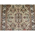 thumbnail image 2 of AHMEDANI Exclusive Cream Ivory Touch Flower Lovely Area Rug Hand Knotted Wool Silk Carpet (6 X 4)', 2 of 9