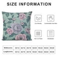 thumbnail image 5 of Chilfamy  Throw Pillow Covers, Soft and Cozy, Beautiful Flowers Square Cushion Covers Pillowcases for Sofa Living Room Bedroom Car, 5 of 5