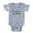 Heather Grey, variant on CafePress - Too Clever By Half - Cute Infant Baby Football Bodysuit