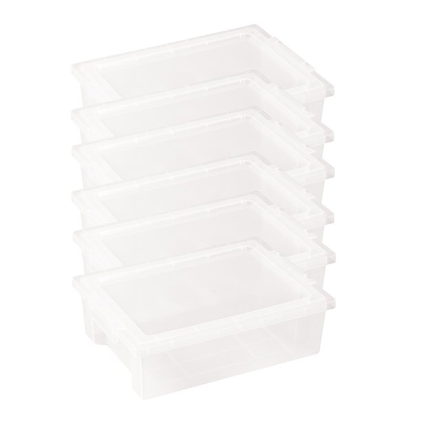 Small Storage Bins with Lid Clear