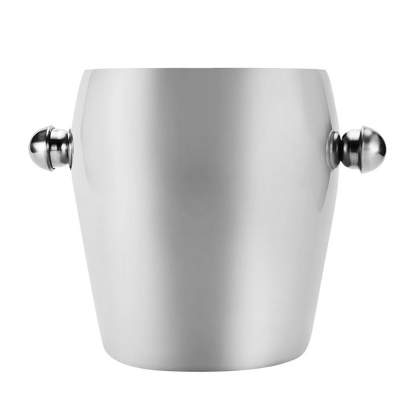 Stainless Steel Double-Walled Ice Bucket Double-Walled  Stainless Steel Double-Walled Ice Bucket, Ice Bucket, For Parties Bar Camping Home