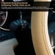 thumbnail image 3 of Funda De Cuero Para Volante, Protector De Rueda De 38Cm/14,93 Pulgadas, Funda Protectora De Rueda Elástica, Accesorios Antideslizantes Para Coche Guardurnaity VI009217-02, 3 of 6