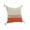 Pumpkin Orange/Off-White, variant on 14 x 14 x 36 in. Orange Zippered 100 Percent Cotton Throw Pillow - Set of 2