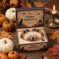thumbnail image 4 of WWC Halloween Bracelet, Stretch Beaded Ghost Jewelry with Gift Box, Halloween Decorations Accessories for Party, 4 of 6