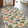 thumbnail image 3 of Christmas Trees Area Rug 3x5 Washable Rug Non Slip Winter Xmas Vintage Pine Plant on Linen Large Area Rug Indoor Floor Carpet for Entryway Bedroom Kitchen Living Room Home Office Dining Room Nursery, 3 of 8