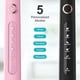 thumbnail image 4 of Cepillo de dientes eléctrico sónico Fairywill FW-507, recargable por USB, resistente al agua, cabezales de repuesto para cepillos de dientes electrónicos para adultos, 4 of 5