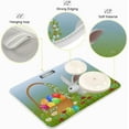 thumbnail image 4 of FREEAMG Easter Eggs Rabbit Dish Drying Mat - 16 x 18inch- Extra Large Microfiber Dish Drying Mat, Dish Draining Mat, Counter top Mat, Easter Décor, 4 of 7
