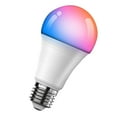 thumbnail image 3 of Bombillas LED inteligentes con WiFi y control por voz, cambio de color, luz cálida de 2700 K a 6500 K, regulables, E27, 9 W, 100-130 V, 3 of 14