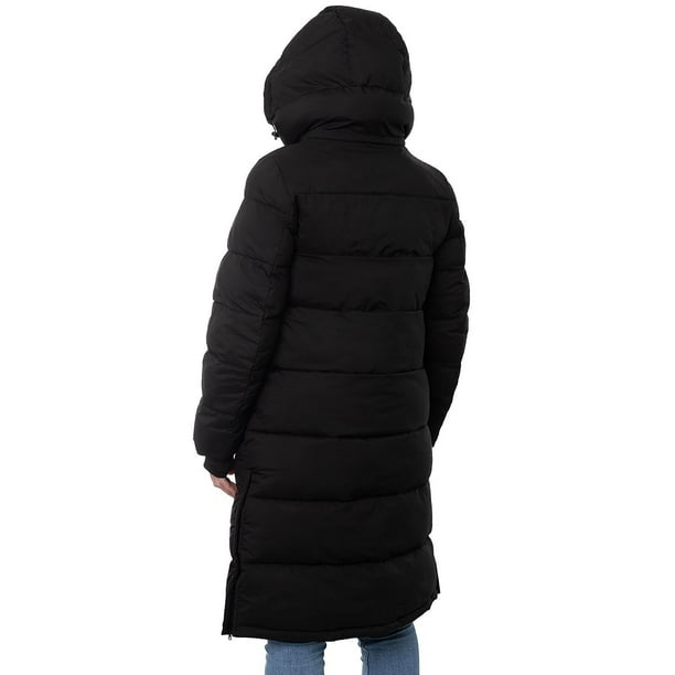 London Fog Plus Size Long Black Puffer Coat London Fog Women's