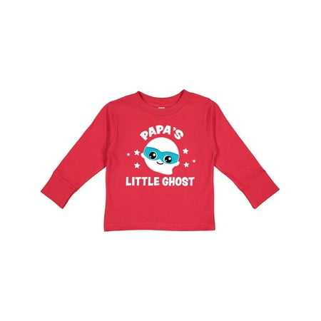 

Inktastic Cute Papa s Little Ghost with Stars Gift Toddler Boy or Toddler Girl Long Sleeve T-Shirt