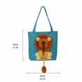 thumbnail image 3 of Cat Carrier Tote Bag with Lion Face Hole, Cat Carrier Bag with Head Hole, Cute Lion Shaped Pet Canvas Shoulder Bag Portable Carrying Bag for Small Dogs and Cats Pet Supplies, 3 of 5