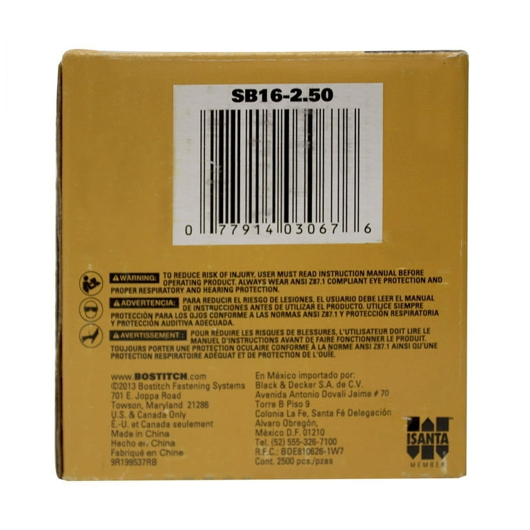 Metabo HPT 2-1/2 in. 16 Ga. Straight Strip Trim Finish Nails Smooth Shank 2,500 pk Metabo HPT 2-1/2 in. 16 Ga. Straight Strip Trim Finish Nails Smooth Shank 2,500 pk