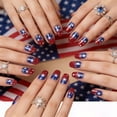 thumbnail image 5 of Upgraded 2026 Nail Art Stickers Waterproof And Long-Lasting Nail Wraps With Adhesive Nail Polish Strips For DIY Manicure 16 Sizes For All Fingernails, 5 of 8